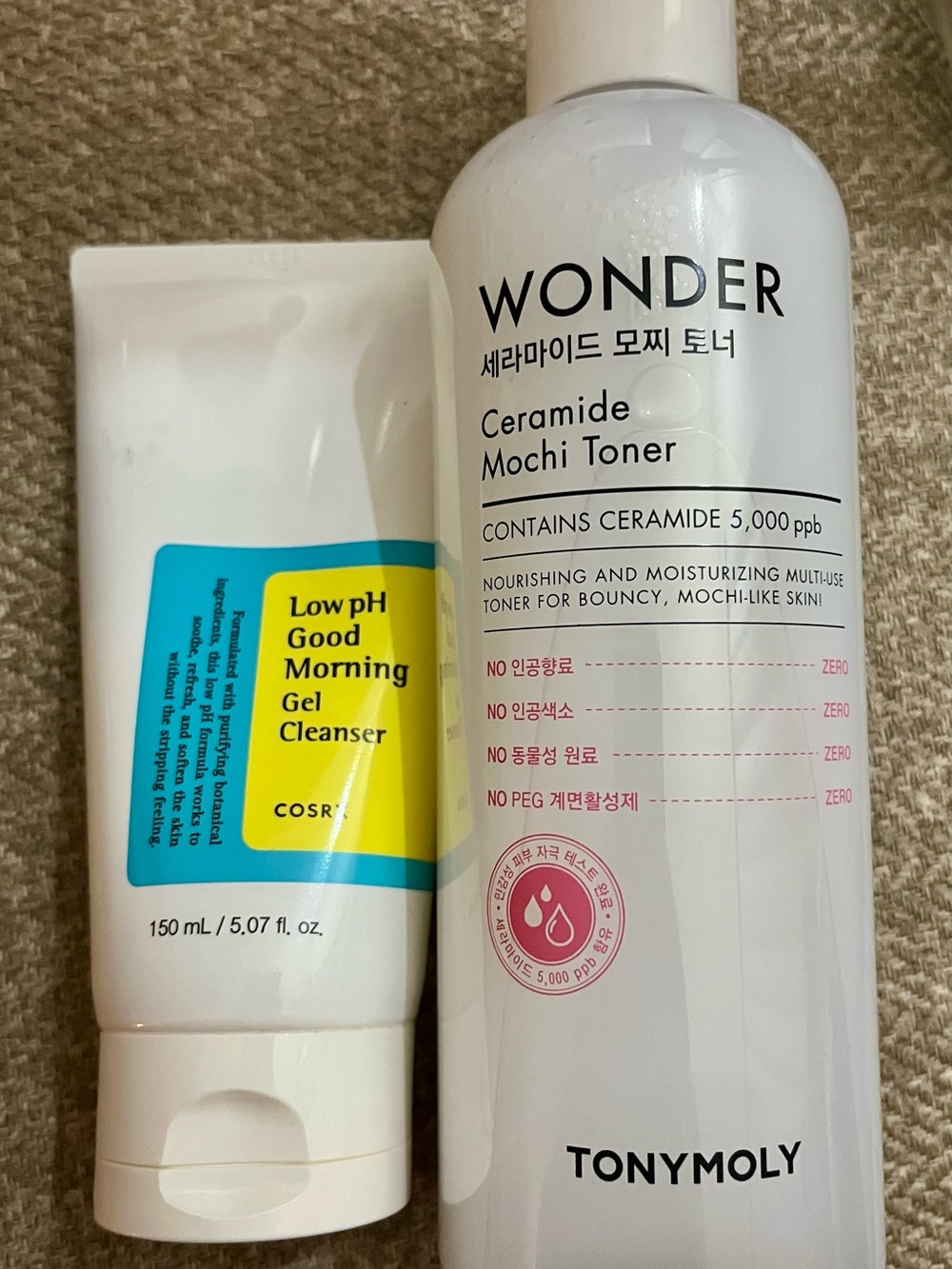 New Cosrx cleanser Wonder Ceramide Mochi bundle expired